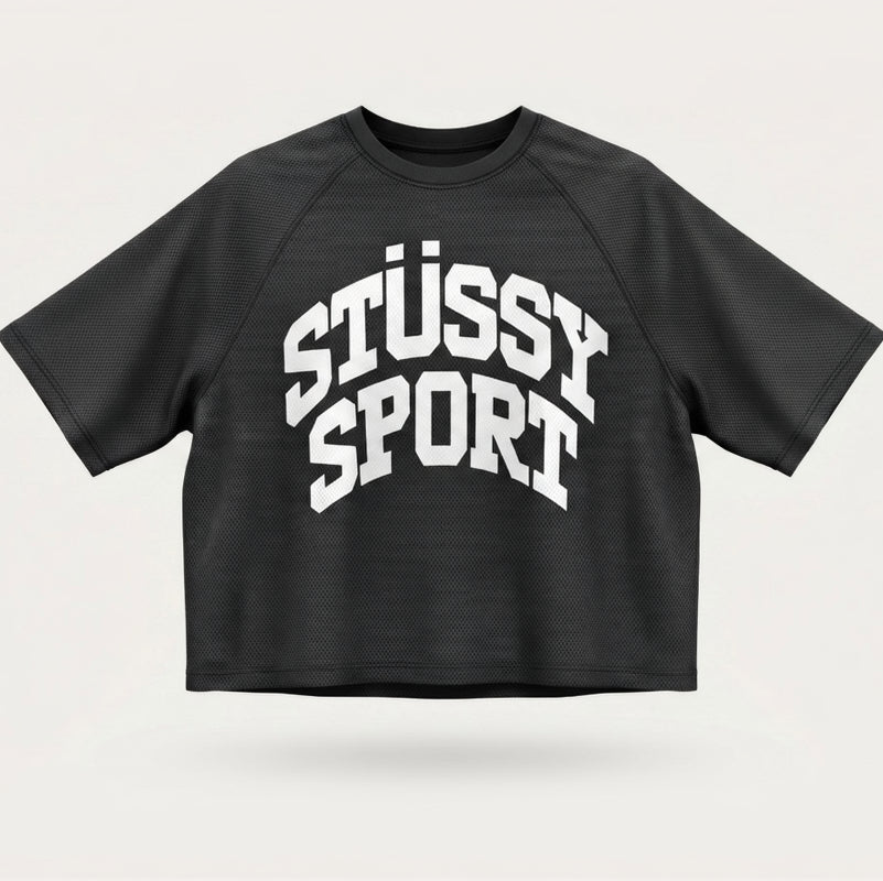 Stussy Sport Jersey Style T-shirt