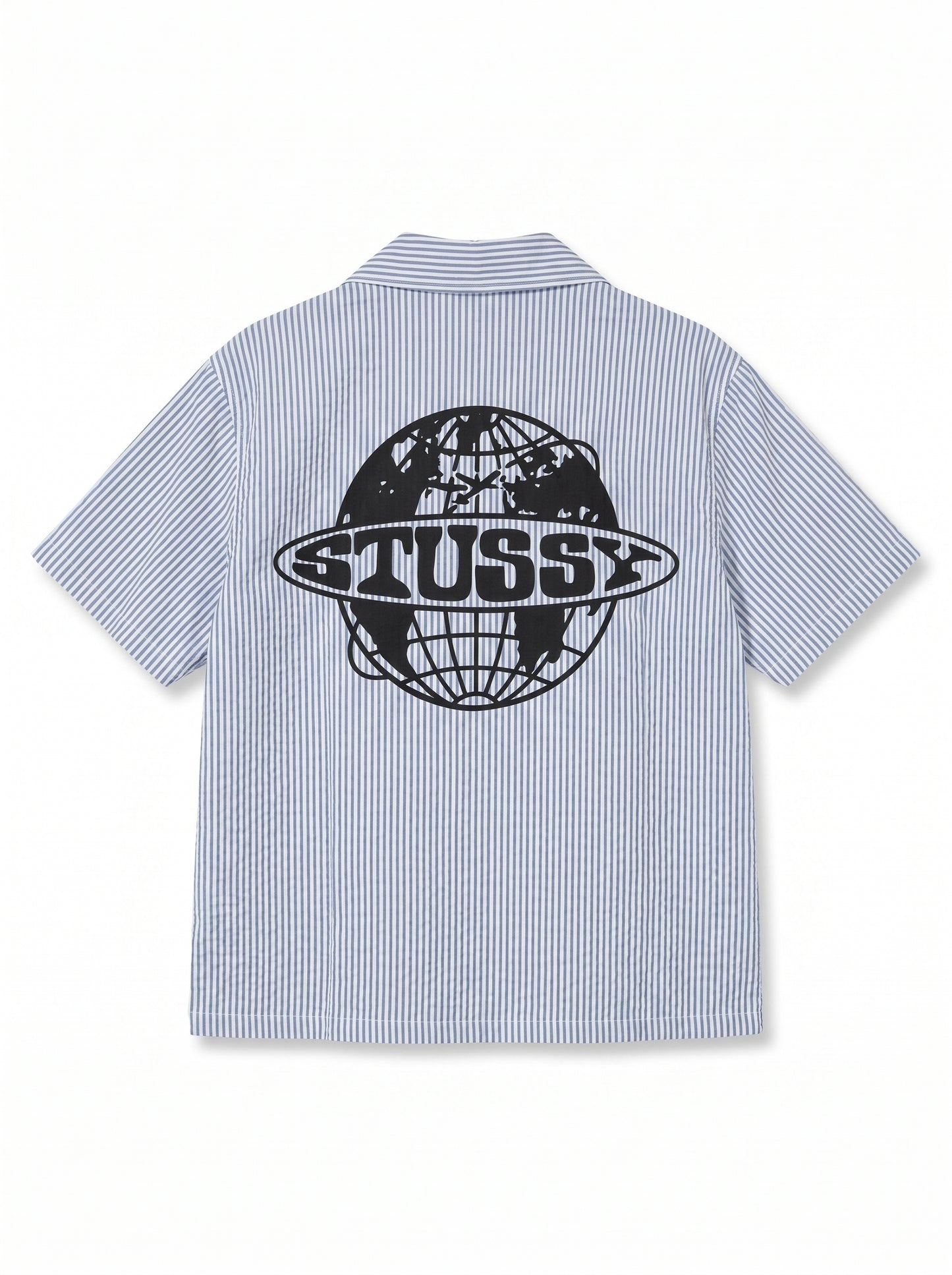 Stussy World Tour Seersucker| Half Shirt