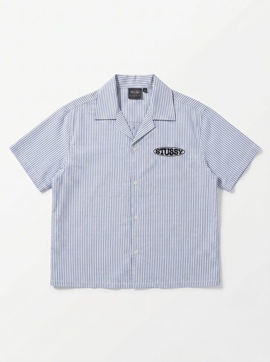 Stussy World Tour Seersucker| Half Shirt