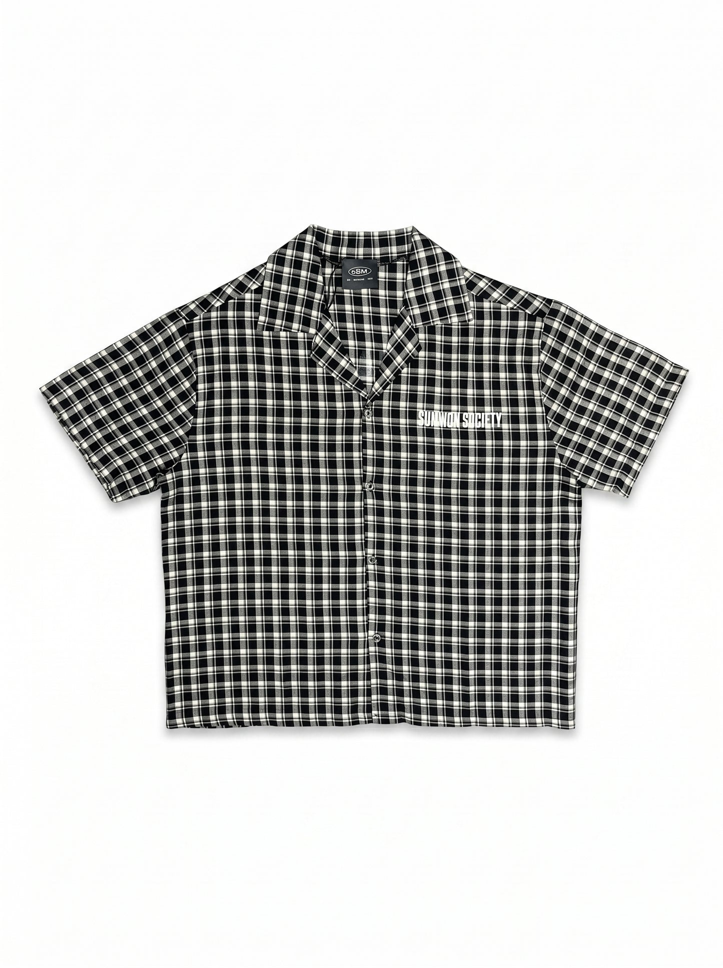 The "Tag" Graffiti Plaid | Half Shirt