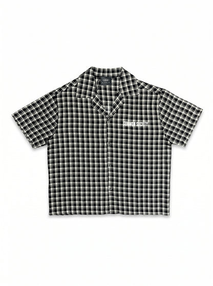 The "Tag" Graffiti Plaid | Half Shirt