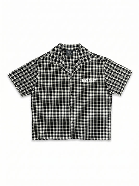The "Tag" Graffiti Plaid | Half Shirt