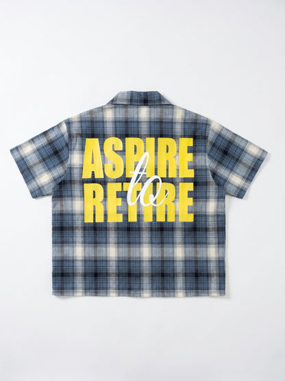 Aspire to Retire Boxy Fit | Half Shirt