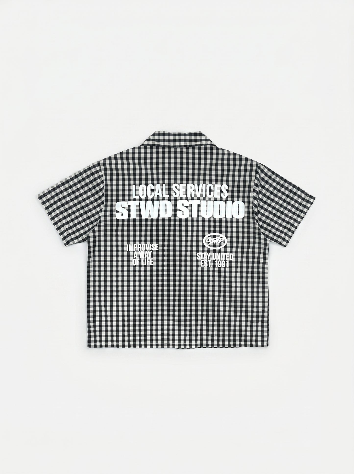 The "STWD Studio" Gingham Half Shirt